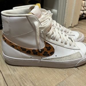 cheetah nike blazers